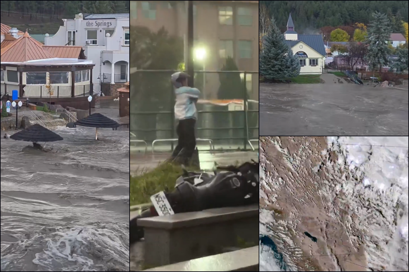 ABD’de şiddetli yağışların yol açtığı selde nehirler taştı, yollar kapandı