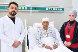 Şanlıurfa'da 60 yaşındaki kadının beynindeki 10 santimetrelik kitle çıkarıldı