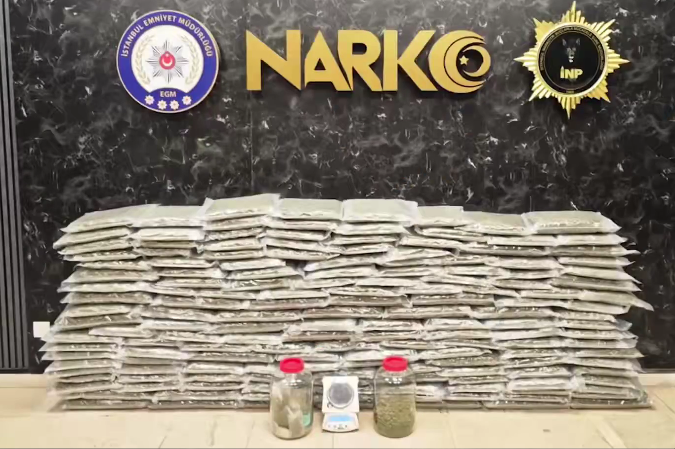 İstanbul ve Kocaeli’de 100 kilo skunk ele geçirildi