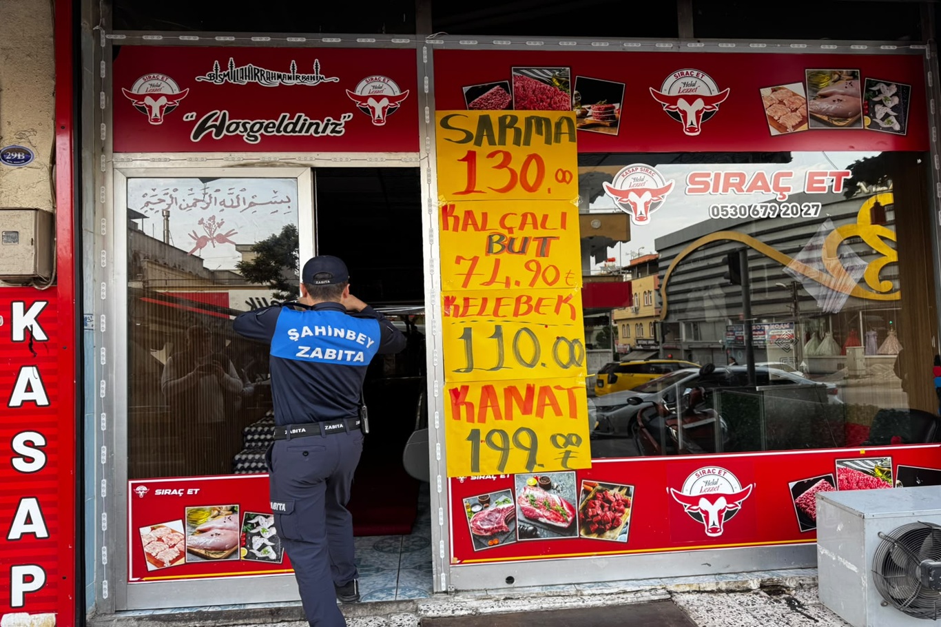 Gaziantep'te son kullanma tarihi geçmiş ciğer satan iş yeri kapatıldı