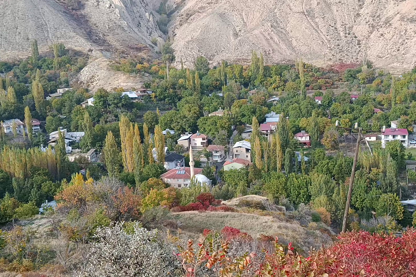 Günpınar Vadisi'nde sonbaharın renk cümbüşü