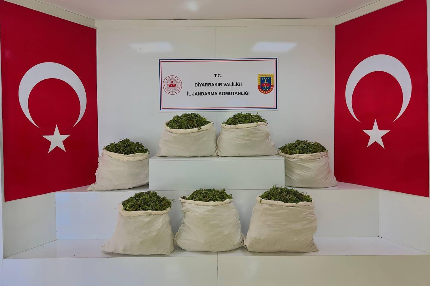 Li Dîyarbekirê 109 kîlogram esrar hat bidestxistin