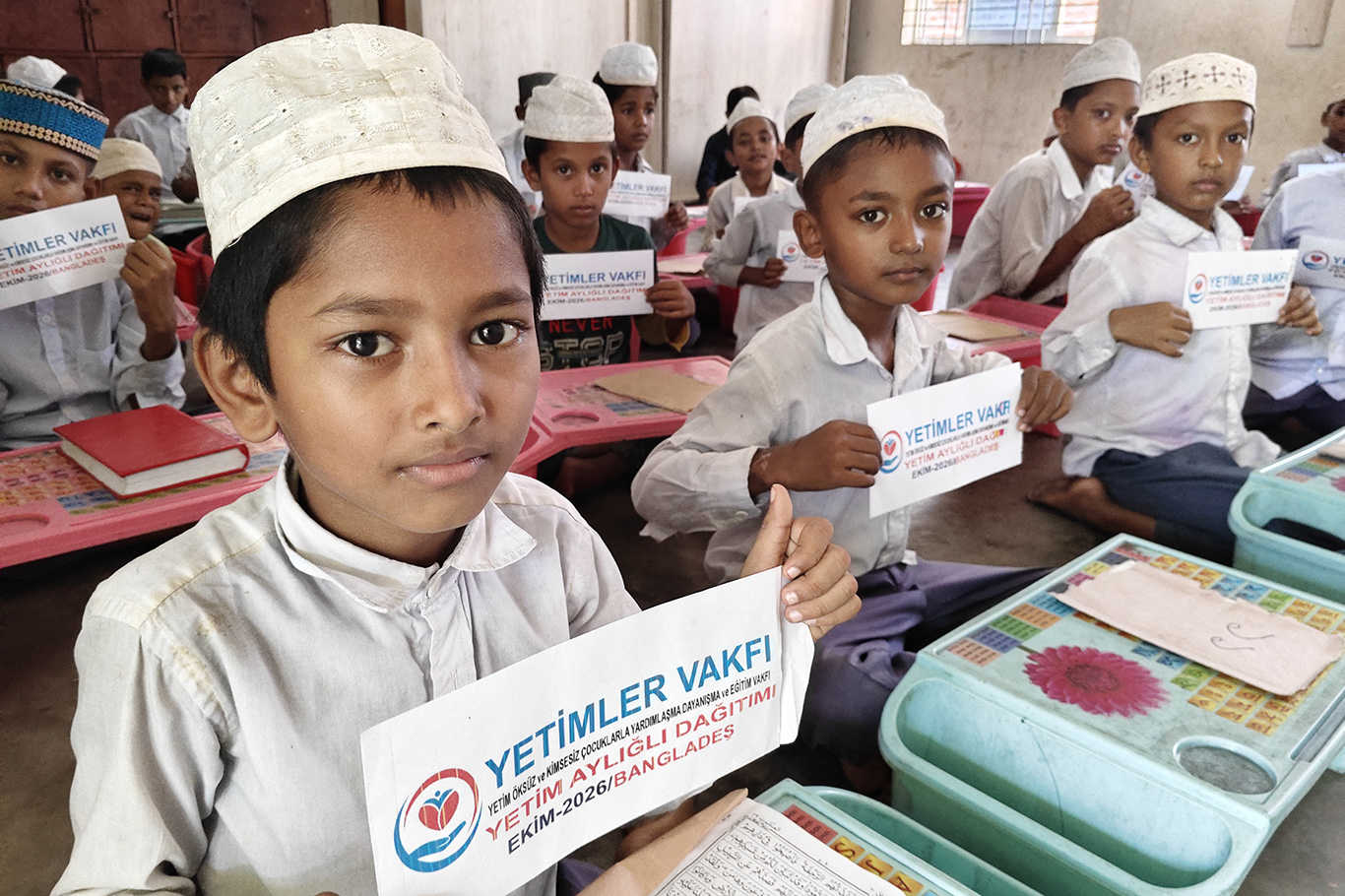 Yetimler Vakfı'ndan Bangladeş'te yetim çocuklara ekim ayı desteği