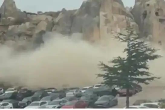 تركيا..مصرع شخصين جراء انهيار جزء من مداخن كابادوكيا الصخرية