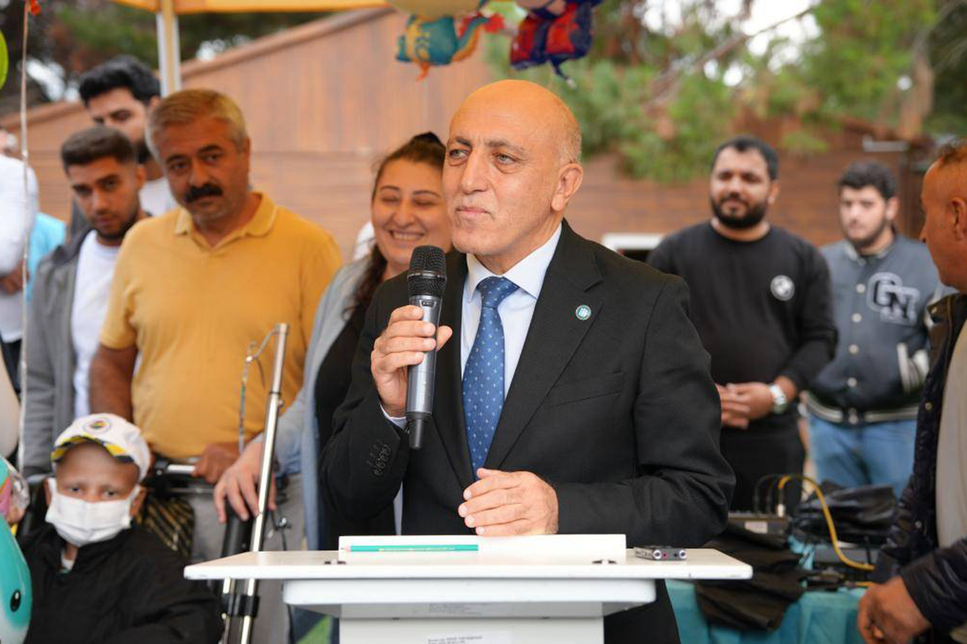 Hasan Hüseyin'in şifa sevincine gökyüzünde balonlar eşlik etti