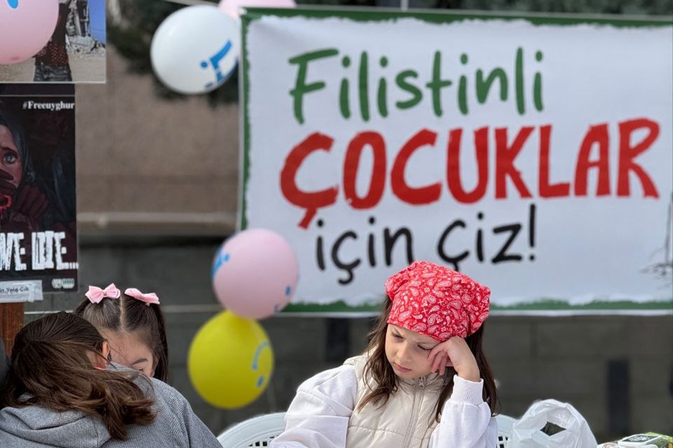 81 ilde "Filistinli Çocuklar İçin Çiz" etkinliği gerçekleştirildi