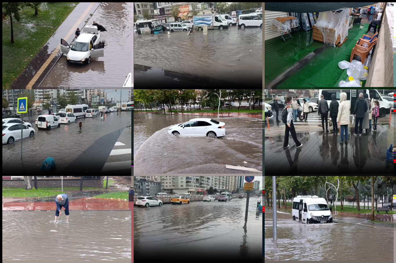 Diyarbakır'da sağanak yağış hayatı felç etti: Yollar göle döndü, vatandaşlar mağdur oldu