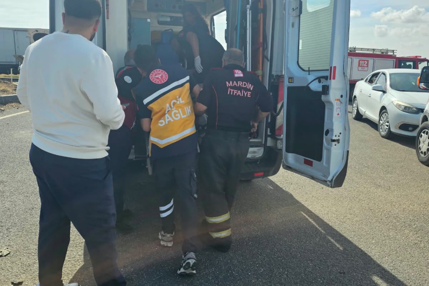 Mardin’de tır ile otomobil çarpıştı: Biri çocuk 5 yaralı