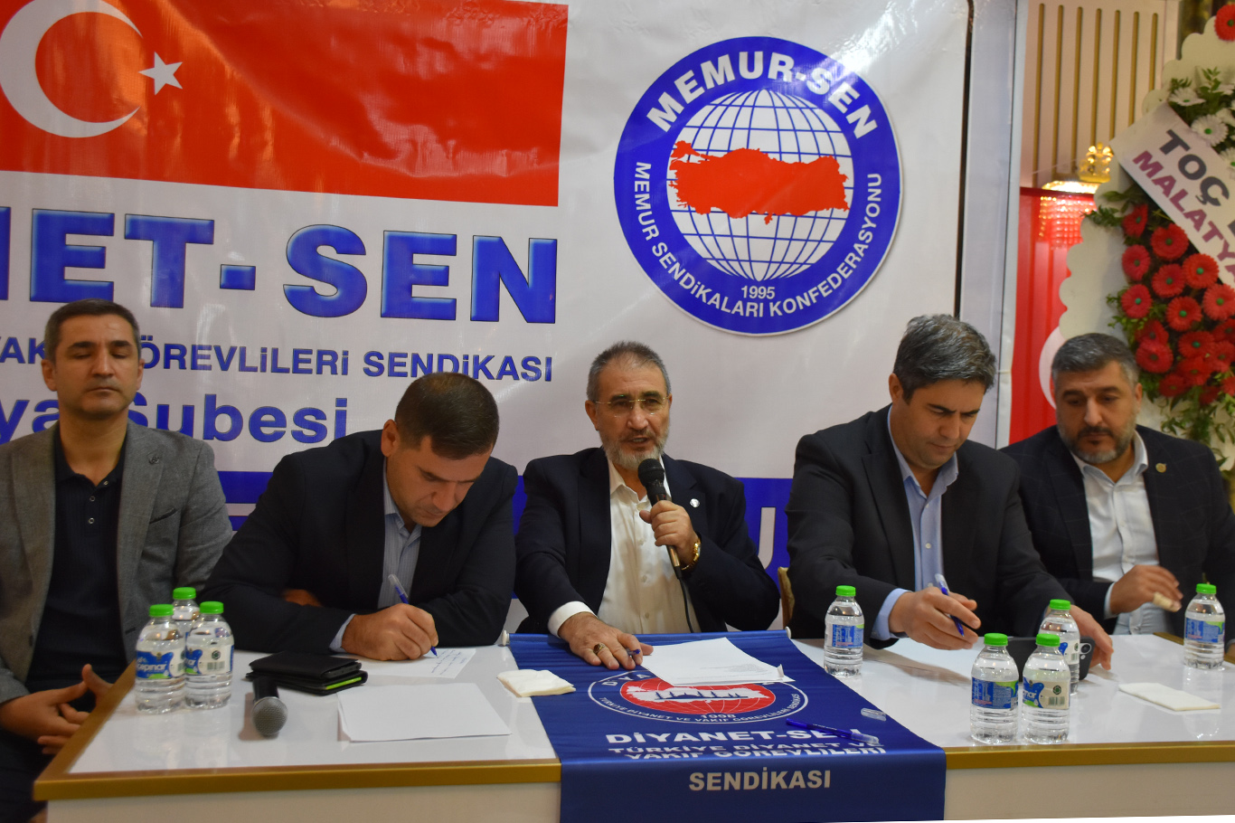 Diyanet-Sen Malatya Şubesinde Mehmet Engin yeniden başkan seçildi
