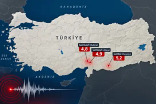 Three earthquakes strike southern Türkiye, tremors felt in Syria