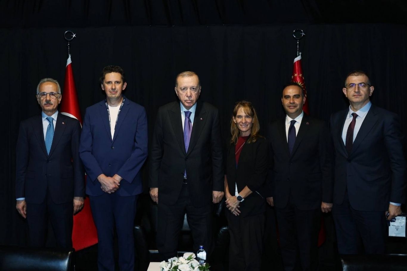 Cumhurbaşkanı Erdoğan, SpaceX yöneticilerini kabul etti