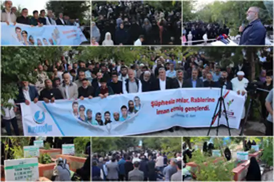 6-8 ekim şehidleri şehadetlerinin 12'nci yılında mezarları başında yad edildi