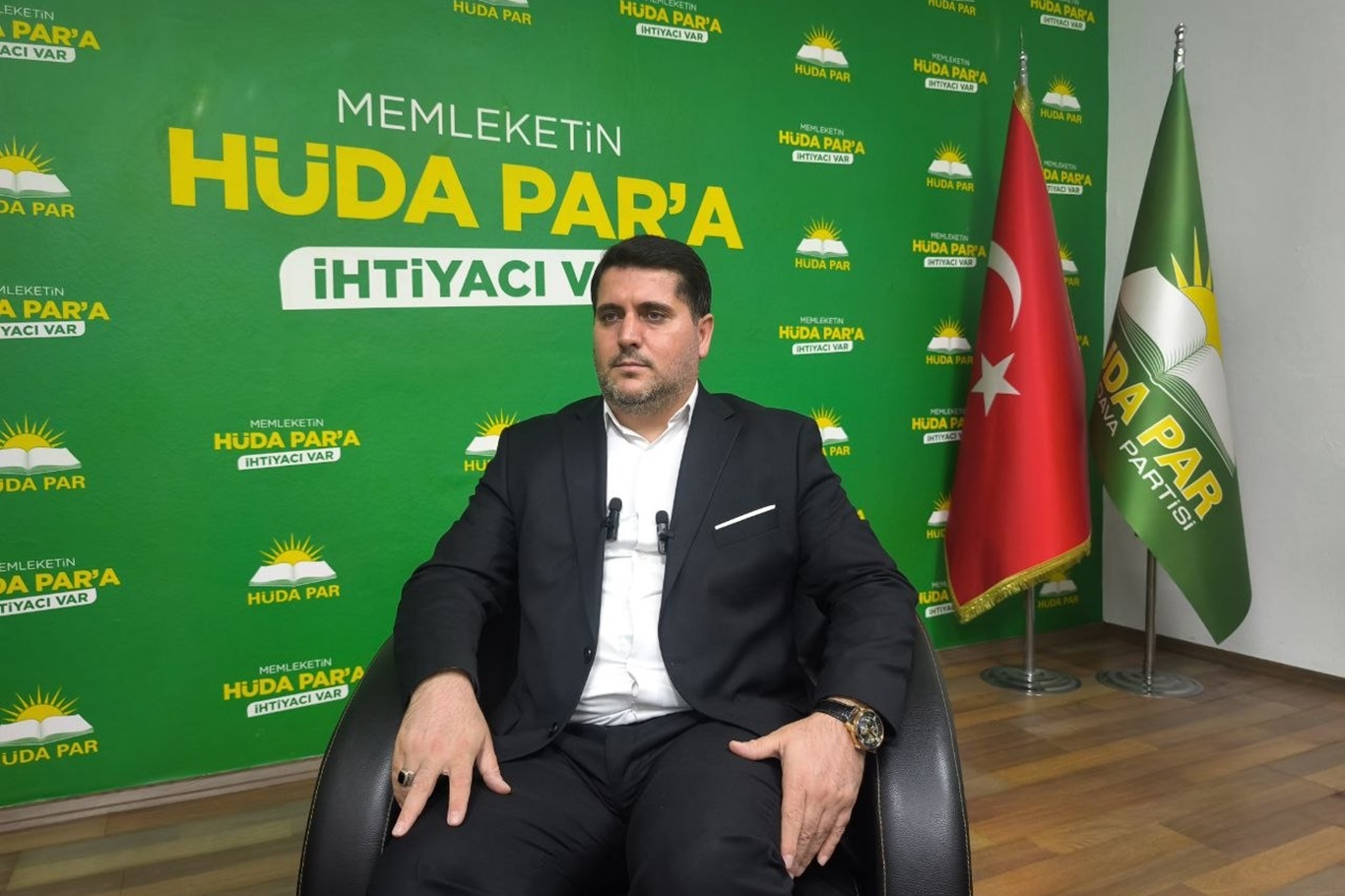 HÜDA PAR İl Başkanı Durmaz Yasin Börü ve arkadaşlarının yolu yolumuz, davaları davamızdır