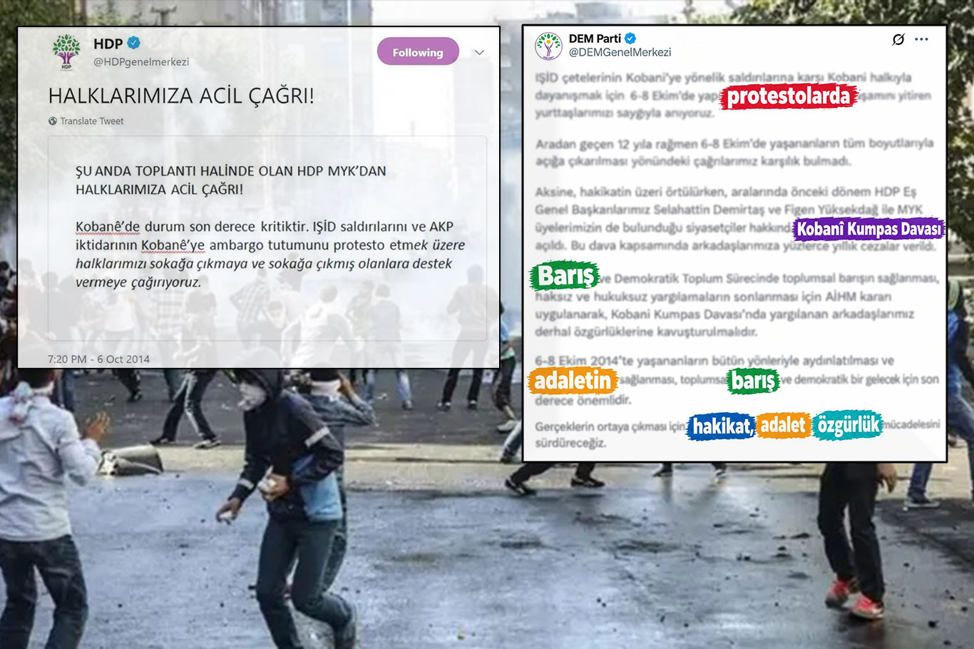 Hêna jî xwe rexne nekirin!... Ji DEMê daxuyanîyek ku bertekan kişand ser xwe