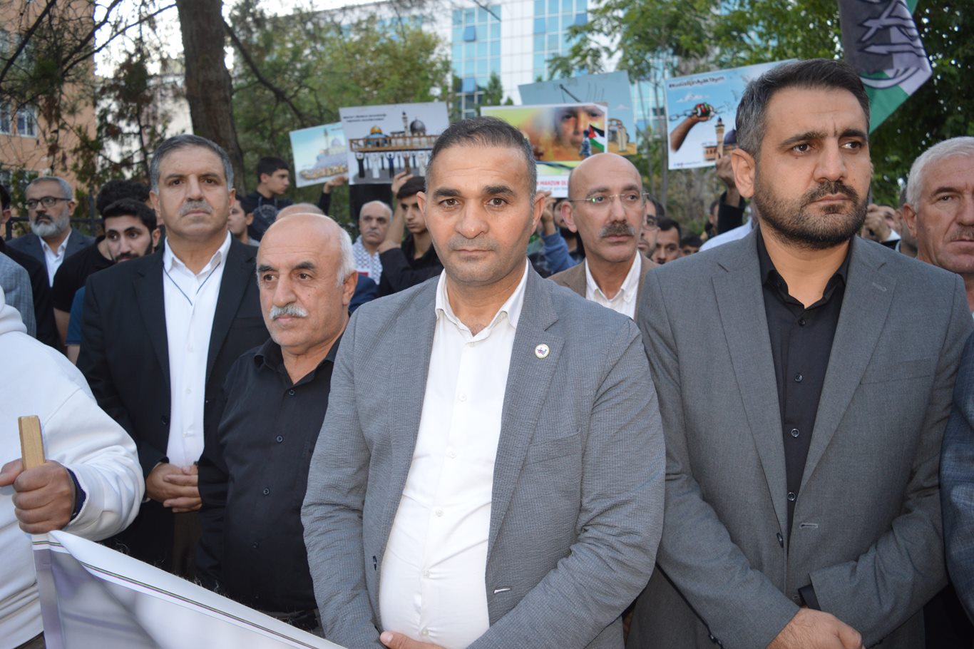 Siirt'te Aksa Tufanı yıl dönümünde Filistin için güçlü mesaj