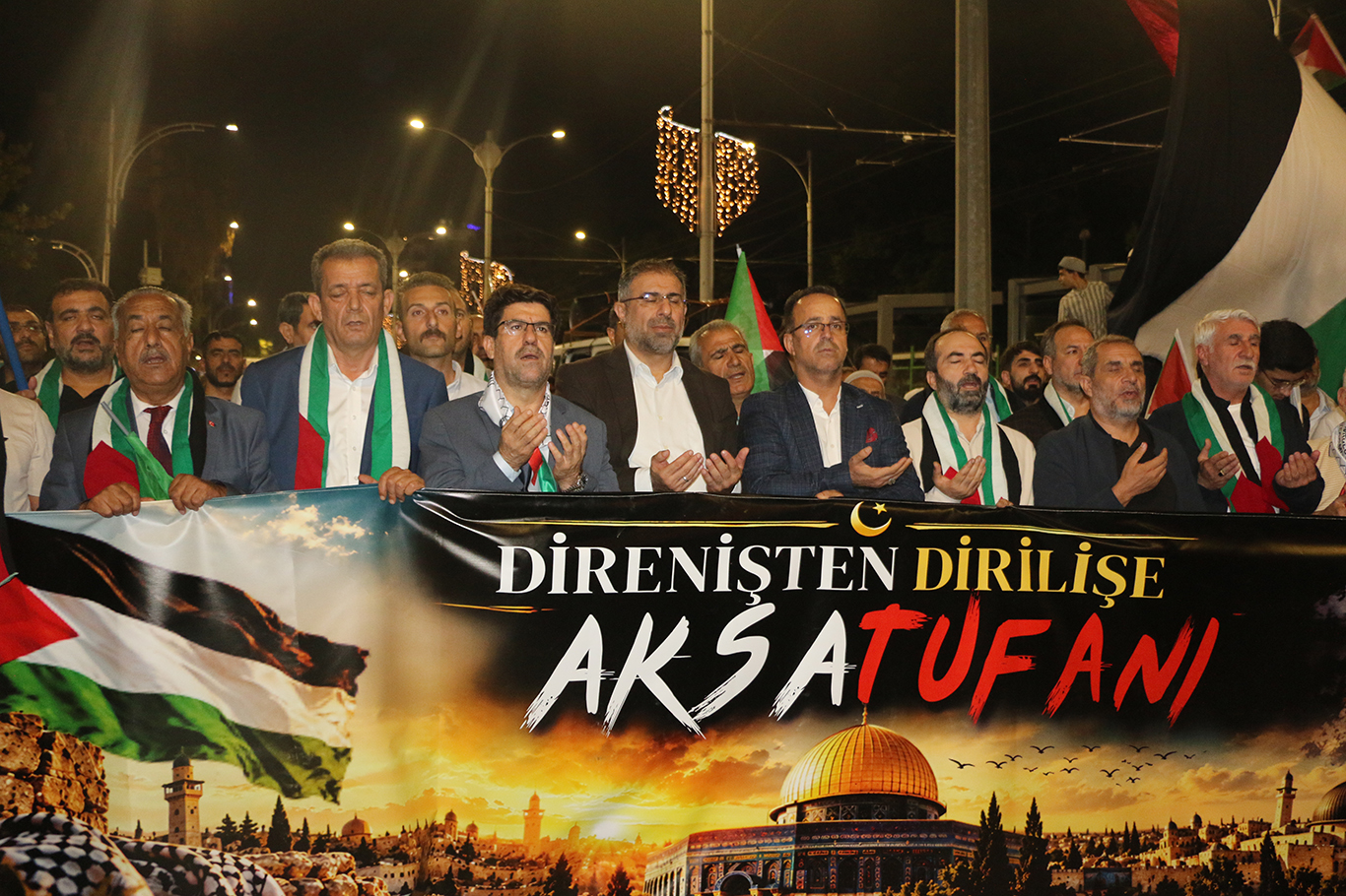 Şanlıurfa'da Gazze'ye destek yürüyüşü düzenlendi
