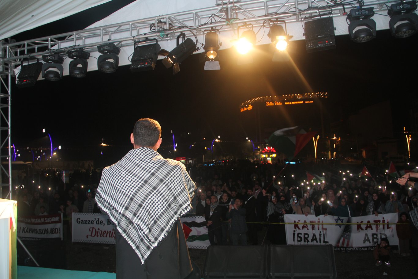 Bingöl’de Aksa Tufanı’nın 3. Yıl Dönümünde Yürüyüş ve Miting düzenlendi
