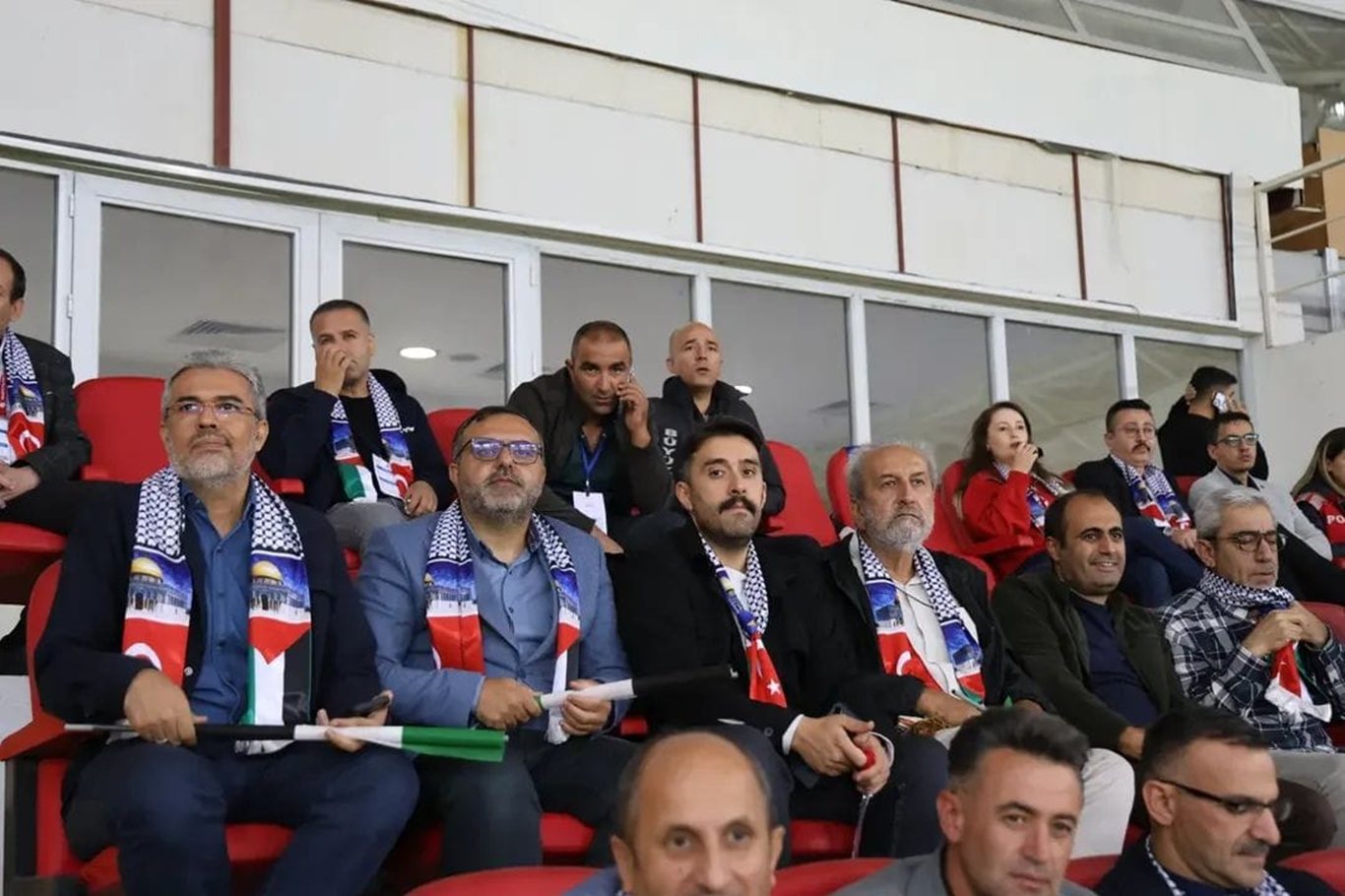 Malatya Stadyumu "Özgür Filistin" sloganlarıyla inledi