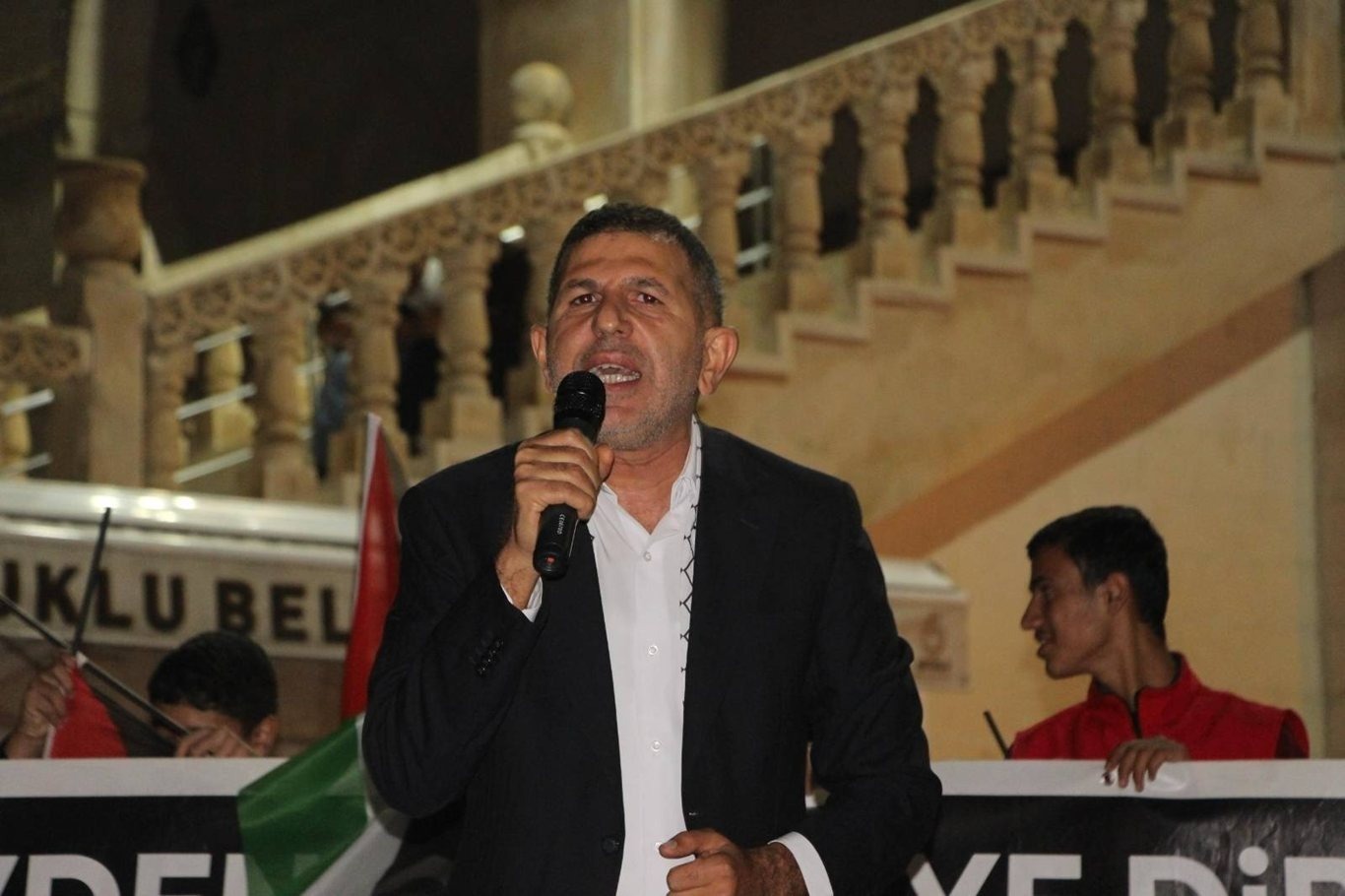 Mardin'de Aksa Tufanı'nın 3'üncü yıl dönümünde Gazze için yürüyüş düzenlendi