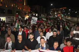 Mardin'de Aksa Tufanı'nın 3'üncü yıl dönümünde Gazze için yürüyüş düzenlendi