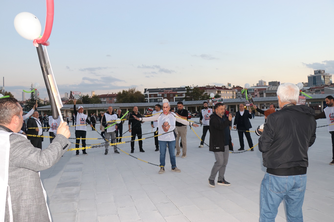 Ankara'da Gazze için "Özgür Filistin" yürüyüşü düzenlendi