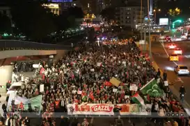 في الذكرى الـ3 لطوفان الأقصى..أهالي أنقرة تخرج في مسيرة "فلسطين حرة" دعمًا لغزة