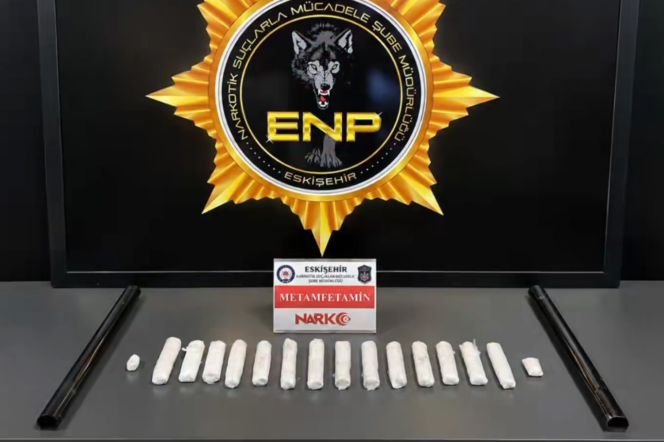 Eskişehir'de 1 kilo 126 gram metamfetamin ele geçirildi