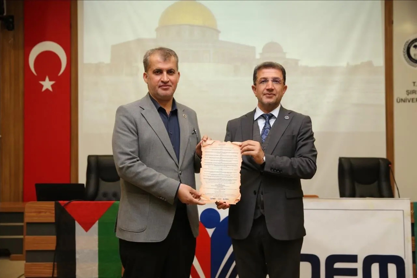Şırnak Üniversitesinde "İnsanlık İmtihanımız Gazze" konulu konferans gerçekleştirildi