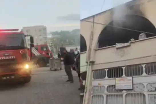 Malatya'da iş yerinde yangın