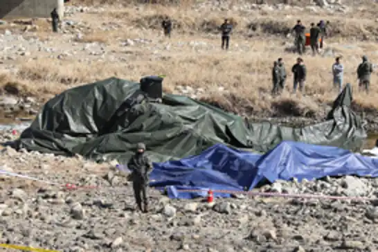 Li Koreya Başûr helîkopter ket xwarê: 2 mirî