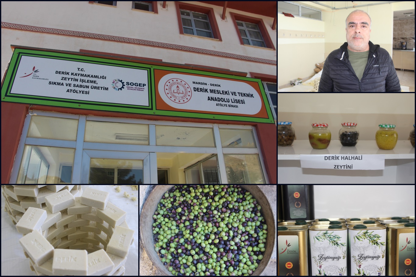 Okuldaki öğrenciler tarafından Derik zeytinyağından üç çeşit sabun üretimi yapılıyor