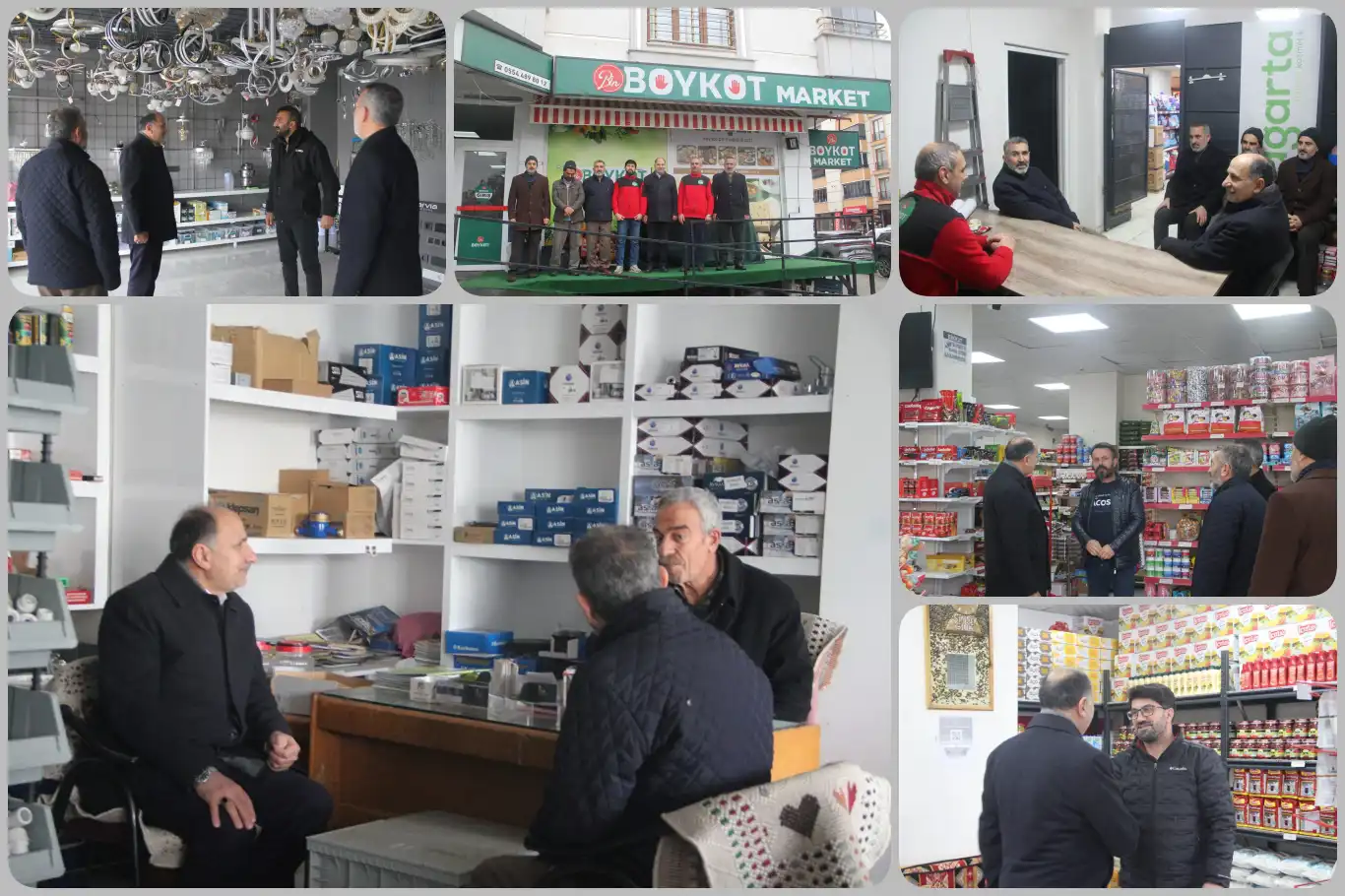 HÜDA PAR Bingöl İl Başkanlığı İnallı Mahallesi esnafını ziyaret etti