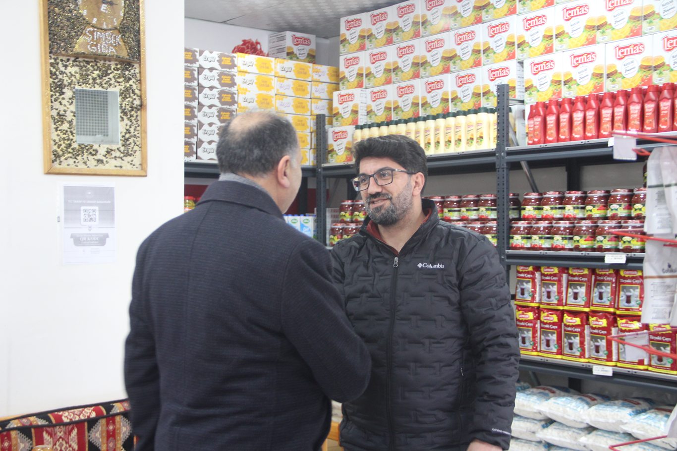 HÜDA PAR Bingöl İl Başkanlığı İnallı Mahallesi esnafını ziyaret etti