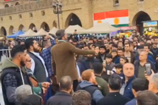 PKK/SDG ji hoparlorên mizgeftan stran lêxistin, Hewlêr rabû pîya