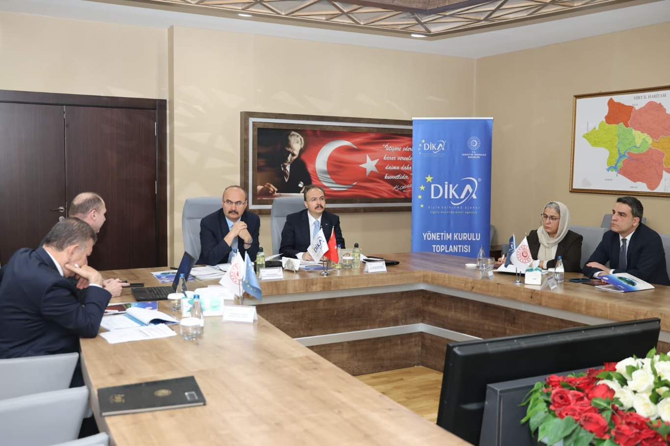 Siirt'te DİKA Olağan Yönetim Kurulu Toplantısı yapıldı