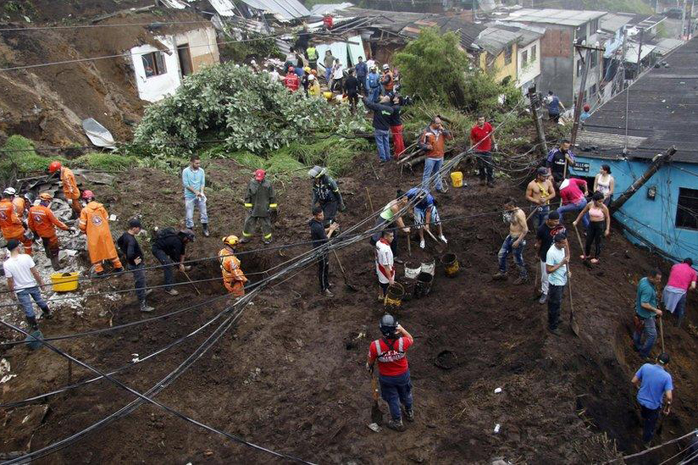 Kolombiya'da şiddetli yağışlar sel ve heyelana yol açtı: 14 ölü