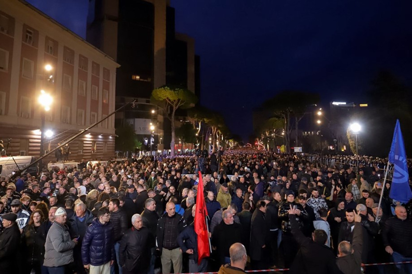 Thousands demand PM Rama’s resignation in Albania anti-government protests 