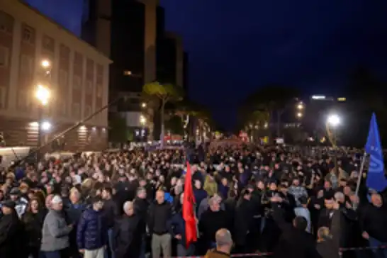 Thousands demand PM Rama’s resignation in Albania anti-government protests 