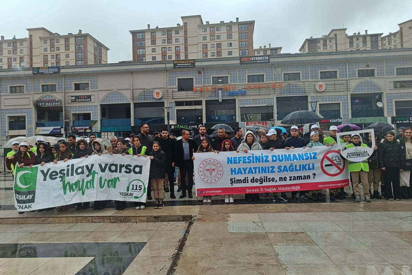 Şırnak’ta sigaraya karşı farkındalık yürüyüşü