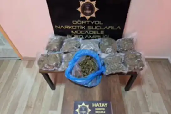 Hatay’da 5 kilo 450 gram skunk ele geçirildi