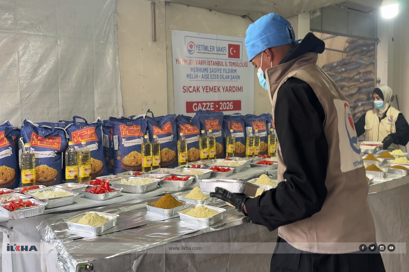 وەقفی یەتیمەکان بەردەوامە لە چالاکییەکانی لە غەززە