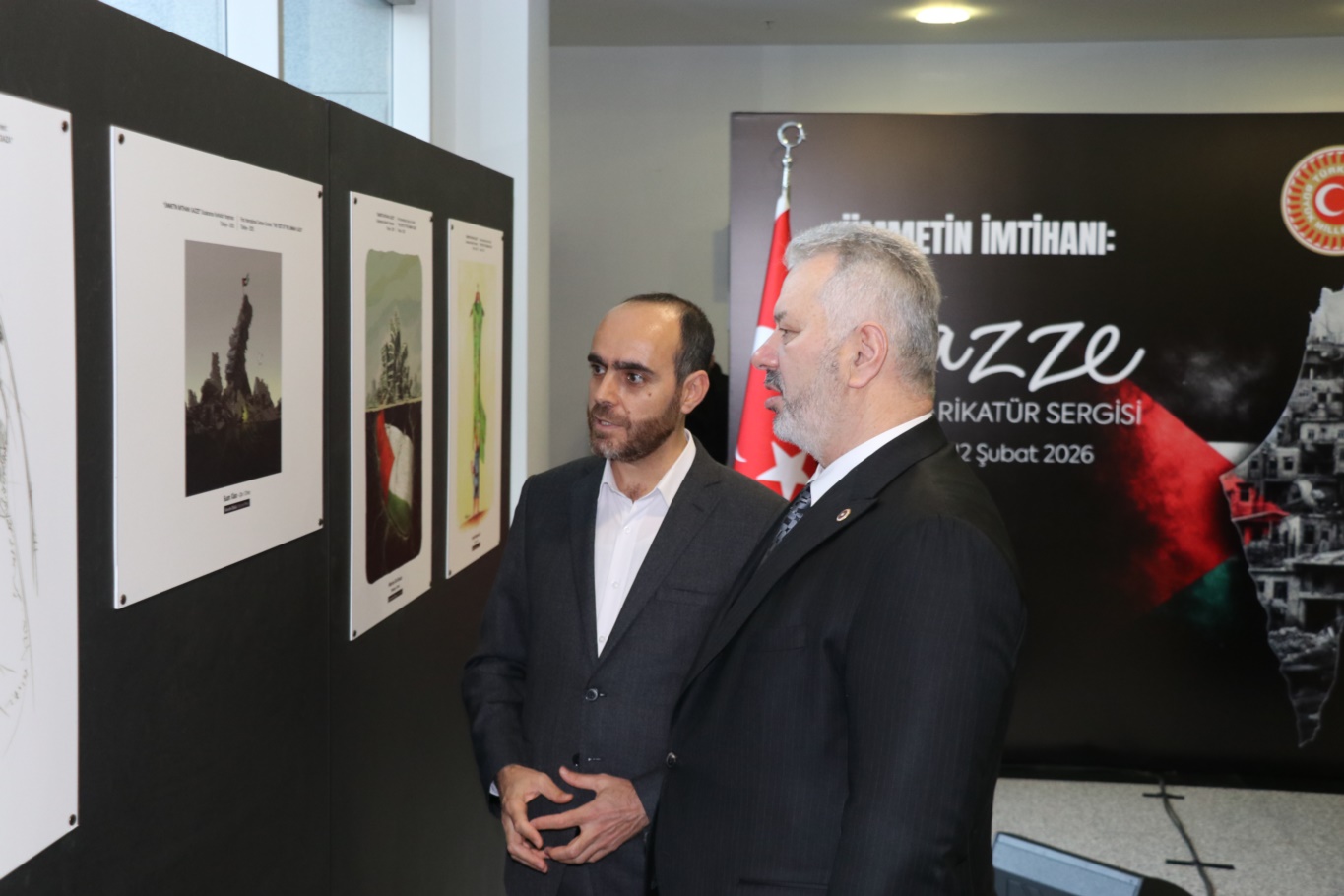 TBMM’de “Ümmetin İmtihanı: Gazze” sergisi açıldı