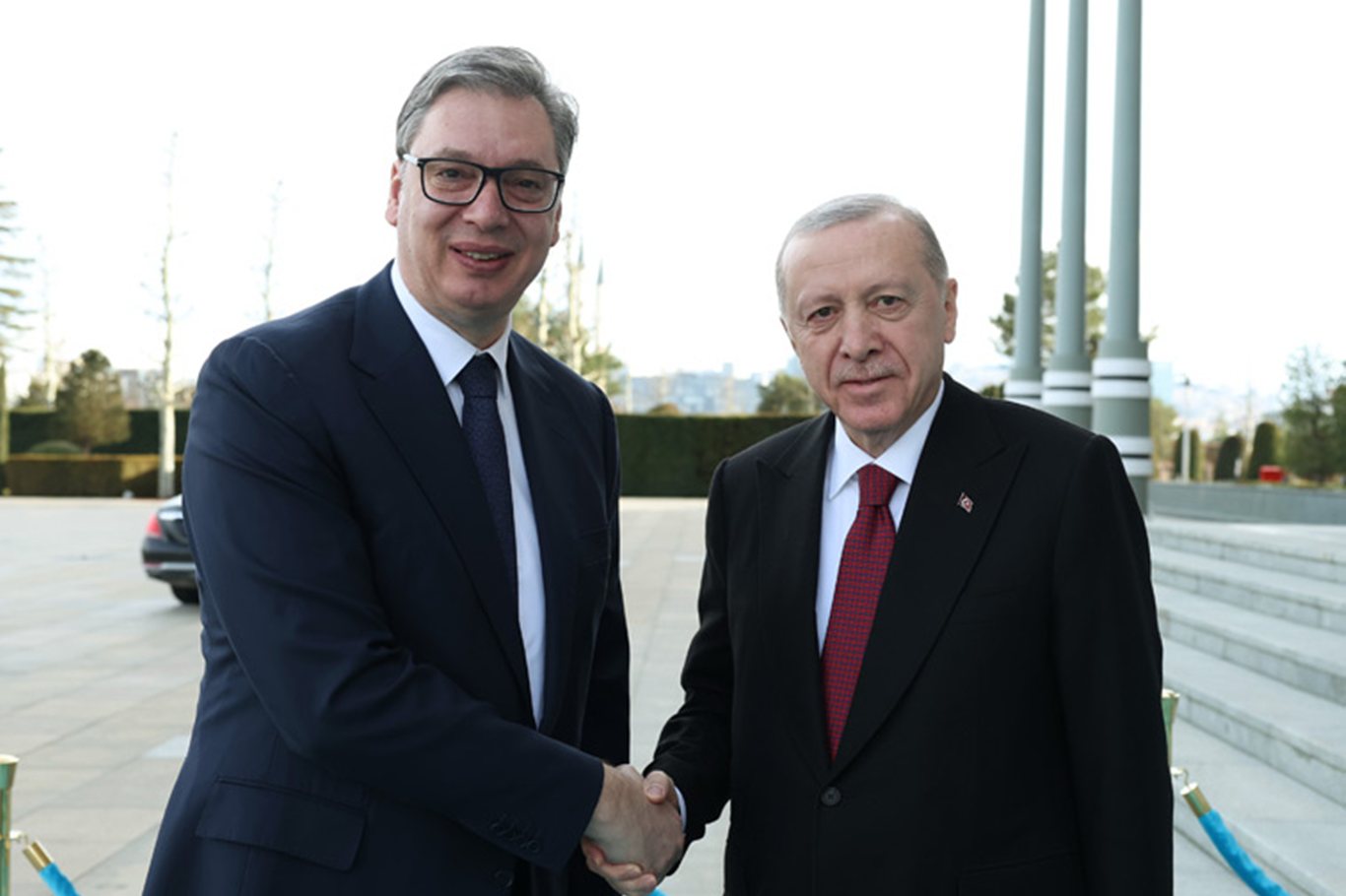 Sırbistan Cumhurbaşkanı Vucic, Cumhurbaşkanlığı Külliyesinde