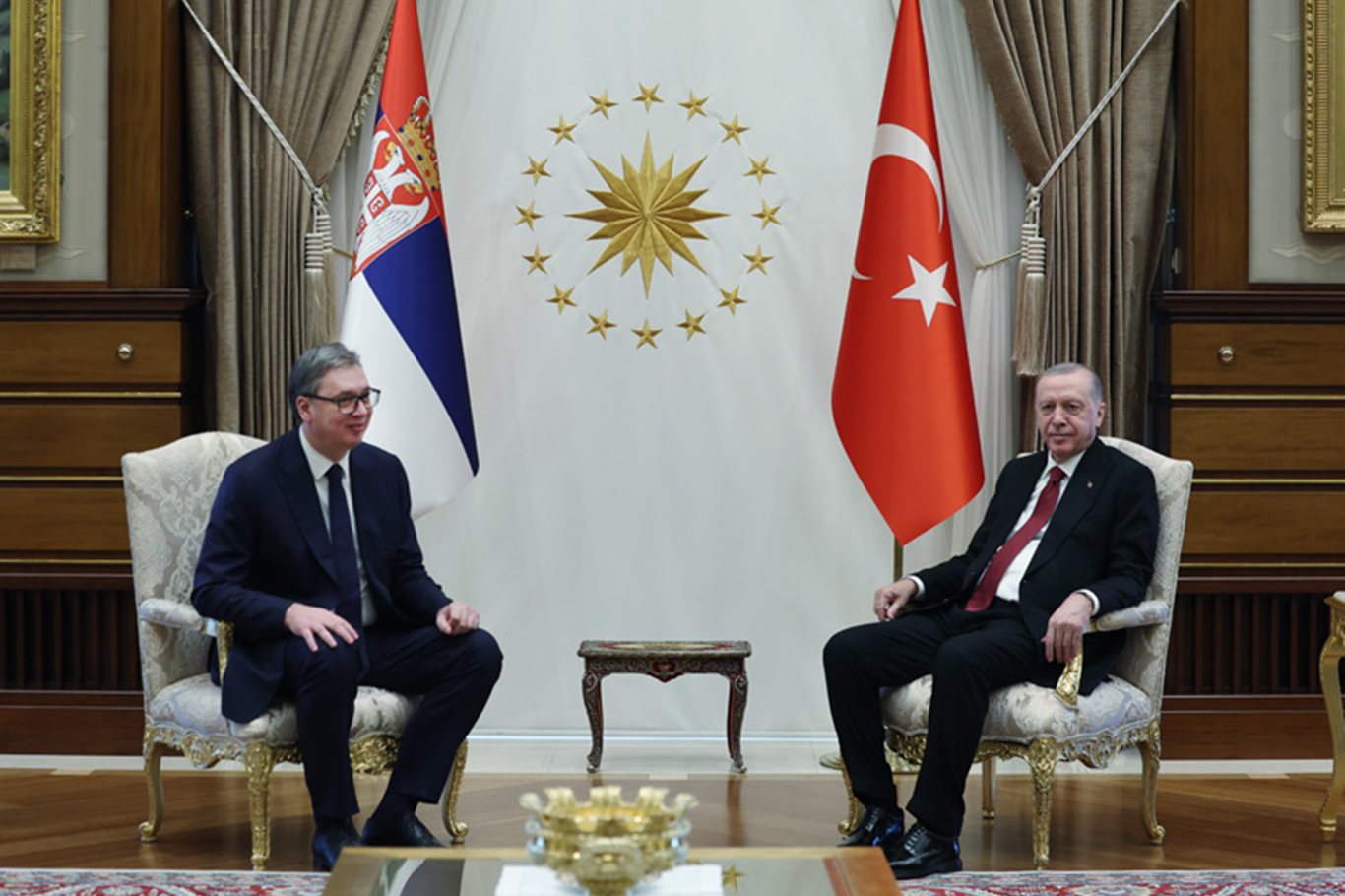 Sırbistan Cumhurbaşkanı Vucic, Cumhurbaşkanlığı Külliyesinde