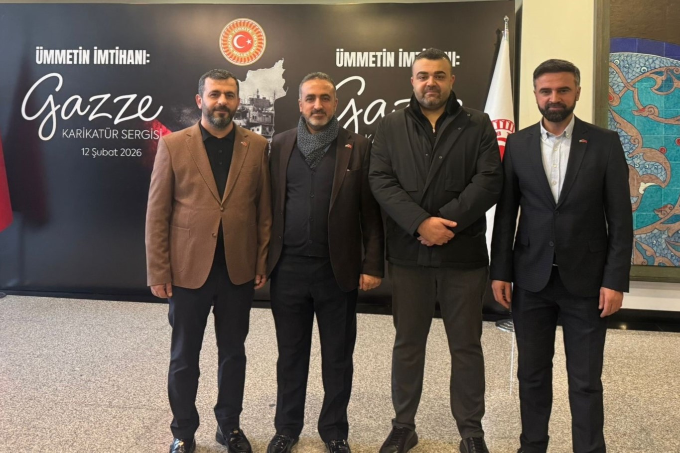 HAKSİAD Ankara Şubesi'nden TBMM’deki “Ümmetin İmtihanı: Gazze” sergisine ziyaret