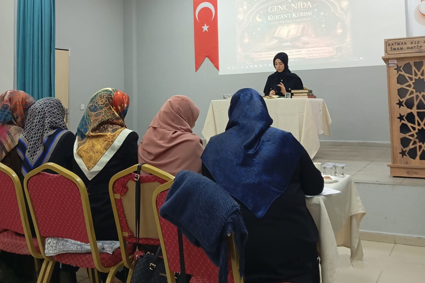 Batman'da genç nida hafızlık ve Kur'an'ı Kerim yarışmaları il finali gerçekleştirildi