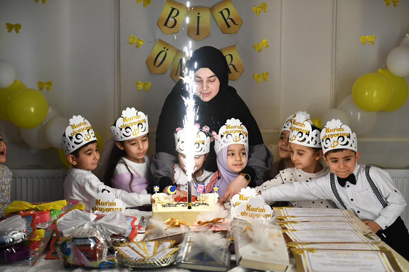 Minik yürekler Kur'an-ı Kerim'le buluştu