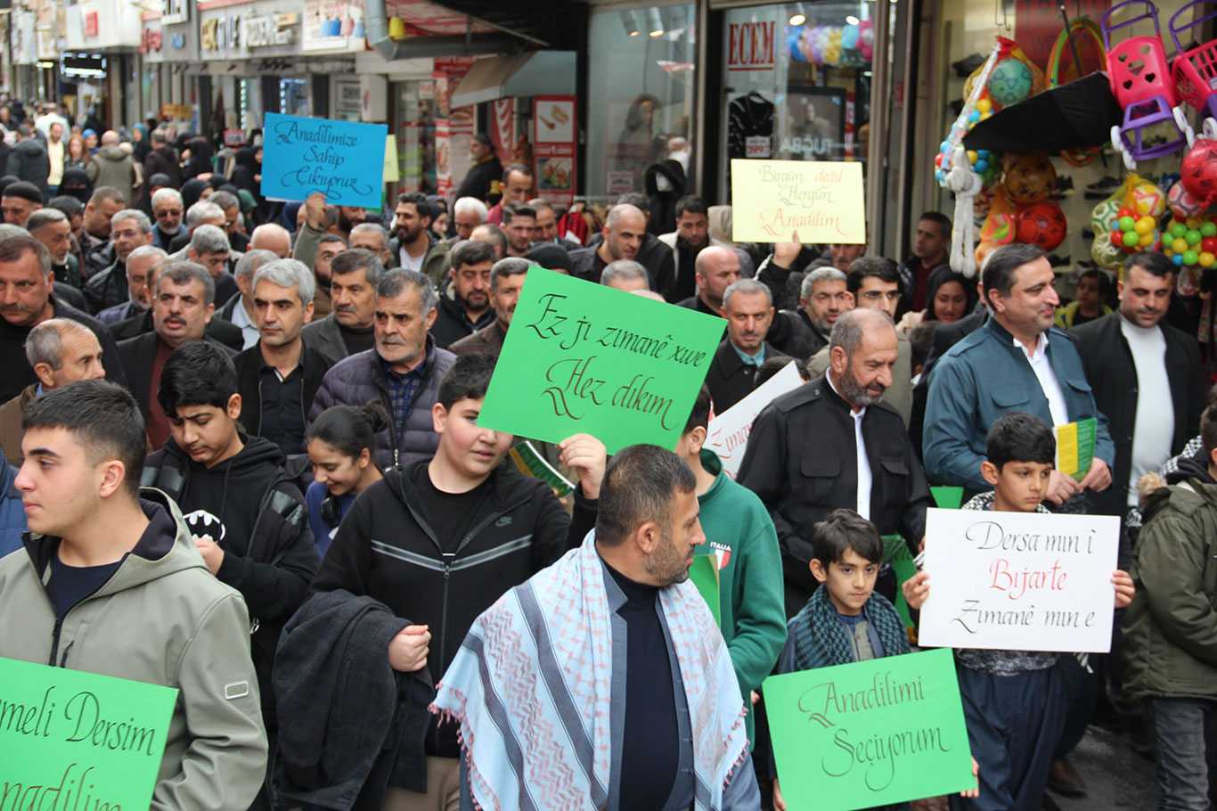HÜDA PAR Batman İl Teşkilatı'ndan Kürtçe anadil yürüyüşü