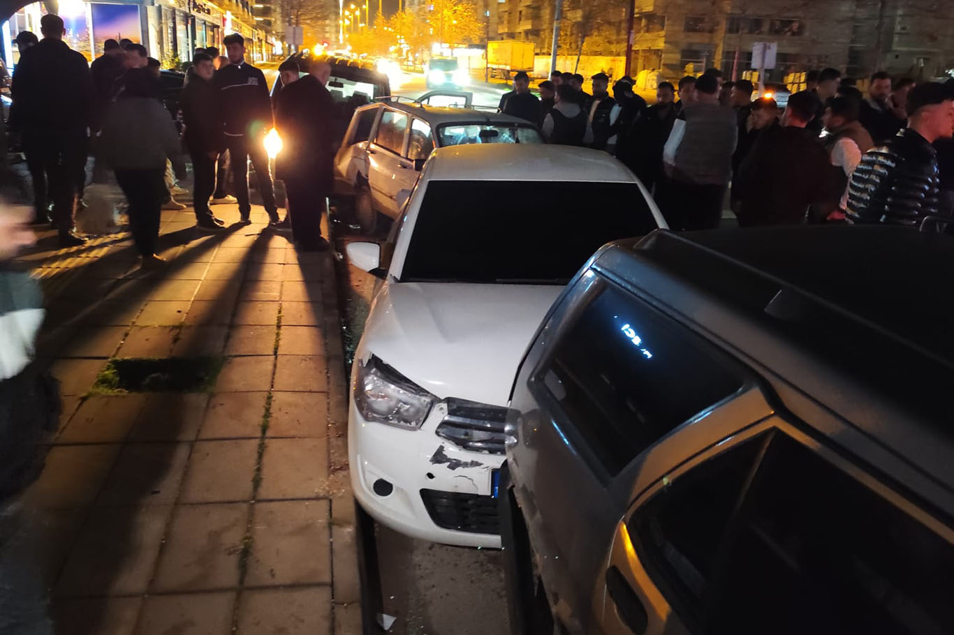 Gaziantep’te maddi hasarlı trafik kazası
