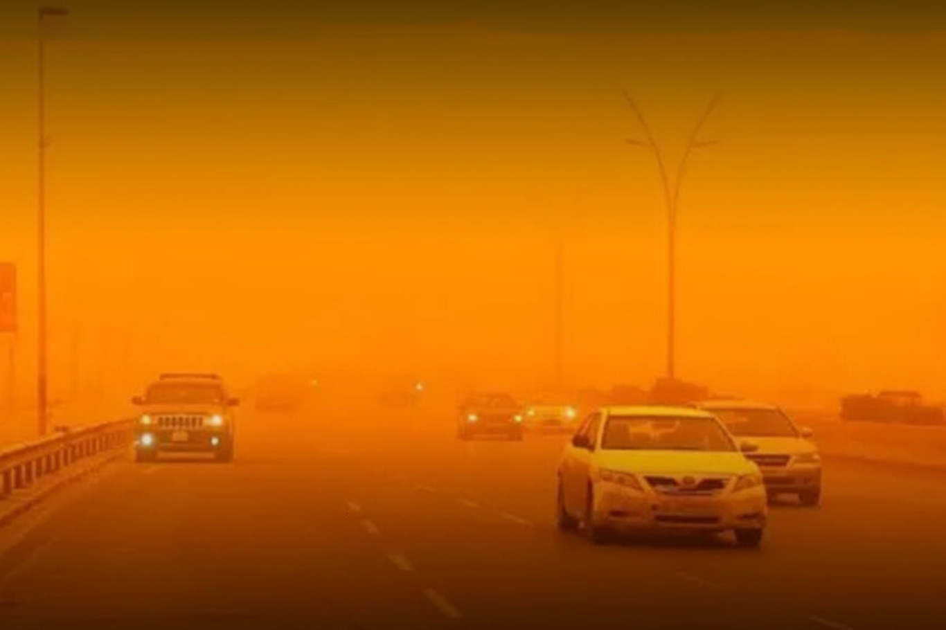 عاصفة غبار صحراوي من ليبيا تتجه إلى تركيا وتؤثر على إسطنبول وإزمير